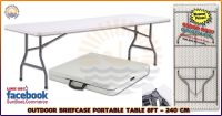 Outdoor briefcase portable table 8 FT - 240 cm