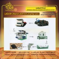 معدات  خط انتاج مصبعات الاخشاب من شركة الجوهري 