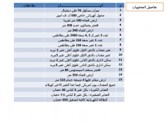 تفاصيل المحتويات