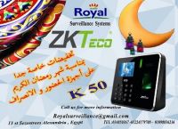 بمناسبة شهر رمضان الكريم جهاز حضور وانصراف ماركة  ZKTECO موديل K50