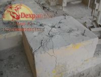 مادة تفتيت الخرسانة والصخور Dexpan