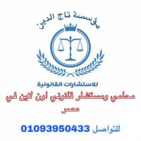 محامي ومستشار قانوني اون لاين في مصر