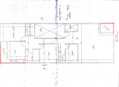 الرسم الهندسى للشقة