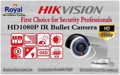 كاميرات مراقبة خارجية   HD 1080P HIKVISION  بها OSD menu