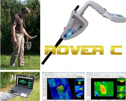 Rover C  أقوى الأجهزة التصويرية للكشف عن المعادن والفراغات