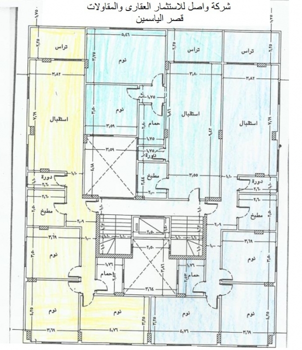 واصل العقارى تقدم شقة بمساحة 195 متر خلف مكرم عبيد مدينة نصر