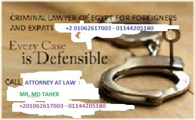 International Criminal &amp; Family Lawyer Of Egypt