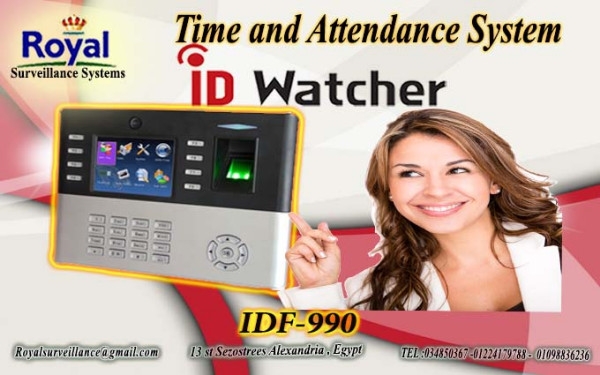 ماكينات حضور والانصراف ماركة ID WATCHER  موديل IDF 990